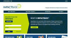 Desktop Screenshot of impactbase.org